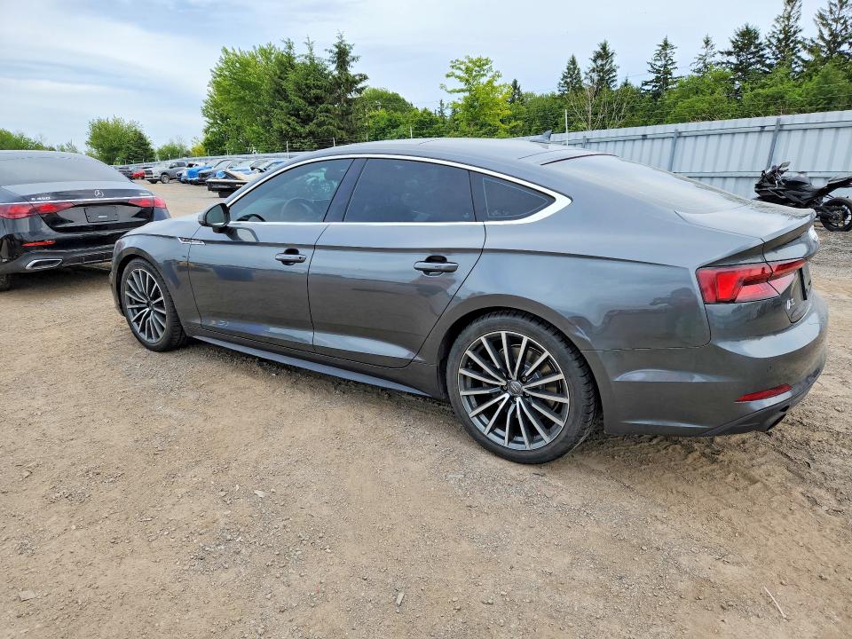 2018 Audi A5 VIN WAUFNCF57JA075772 COPART salvage auction — SIDE, On - Permit No Brand - Unfit, sold $8,500 on 2026-07-14 (photo 2)