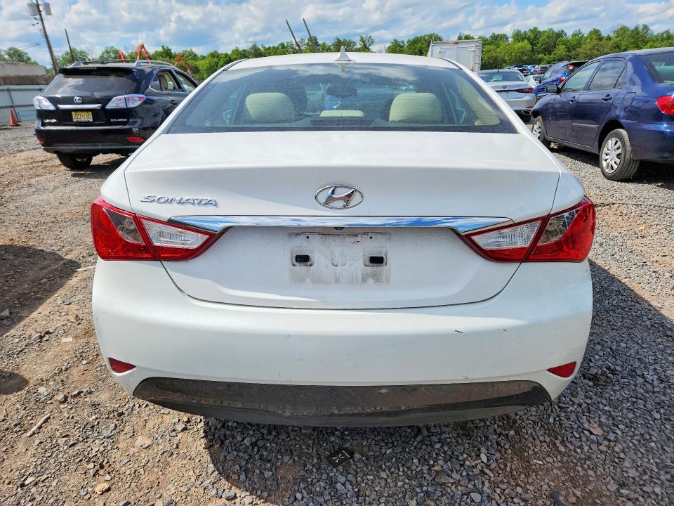 2014 Hyundai VIN 5NPEB4AC3EH891475 COPART salvage auction — MECHANICAL, NJ - CERT OF TITLE-SALVAGE, sold $575 on 2026-07-02 (photo 6)