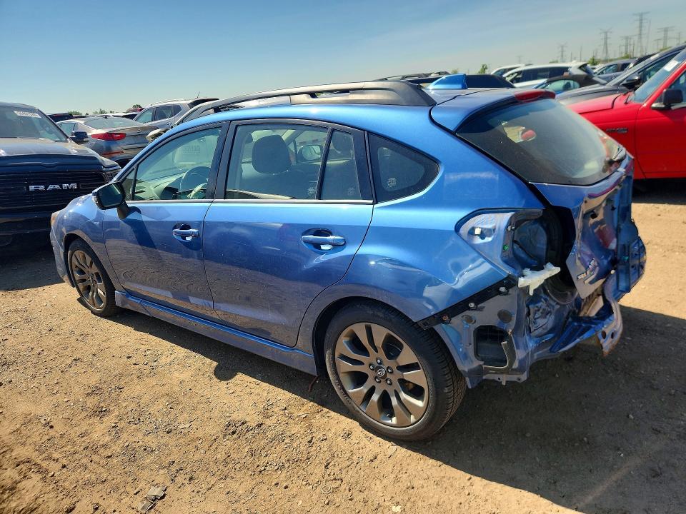 2016 Subaru Impreza VIN JF1GPAS64GH288169 COPART salvage auction — REAR END, Il - Salvage Certificate, sold $2,300 on 2026-07-02 (photo 2)