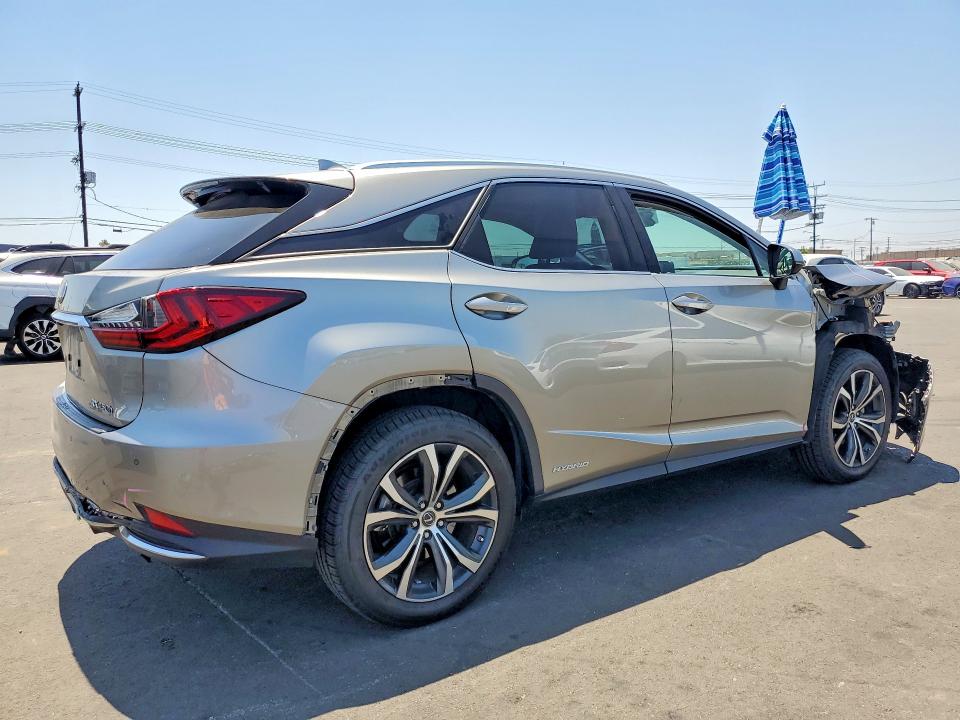 2022 Lexus Rx VIN 2T2HGMDA1NC092947 COPART salvage auction — FRONT END, Ca - Salvage Certificate, sold $11,600 on 2026-07-27 (photo 3)