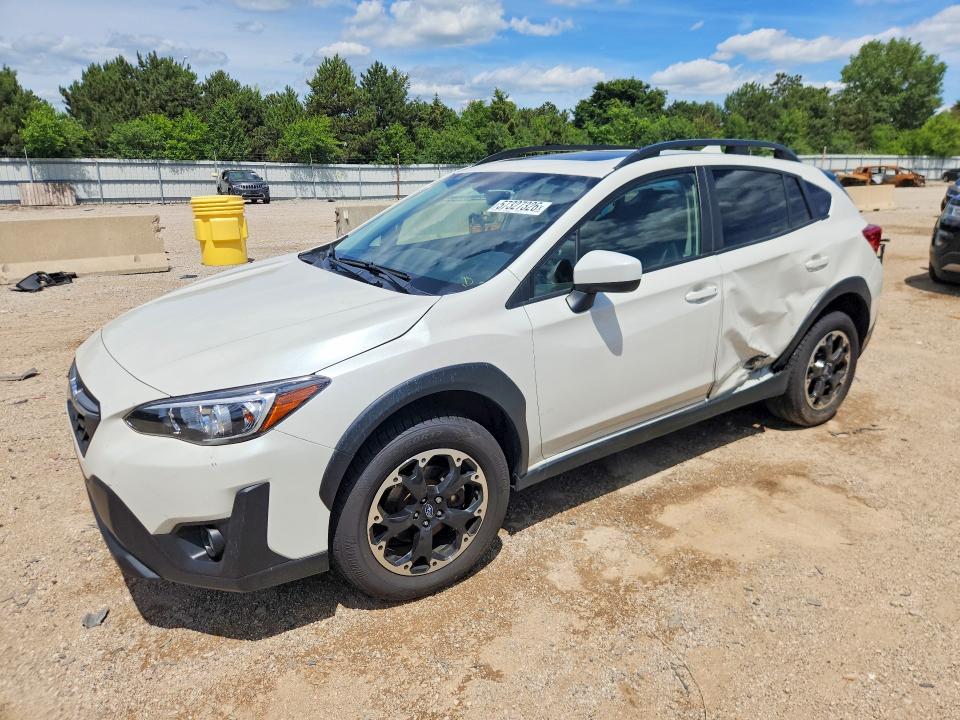 2021 Subaru Xv VIN JF2GTAECXM8304735 COPART salvage auction — SIDE, IL - SALVAGE CERTIFICATE, sold $3,150 on 2026-07-28 (photo 1)