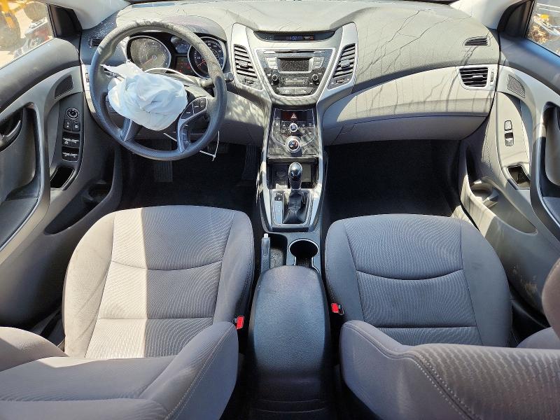 2016 Hyundai Elantra VIN KMHDH4AE1GU652135 COPART salvage auction — ROLLOVER, Pa - Certificate Of Salvage, sold $950 on 2026-07-17 (photo 8)