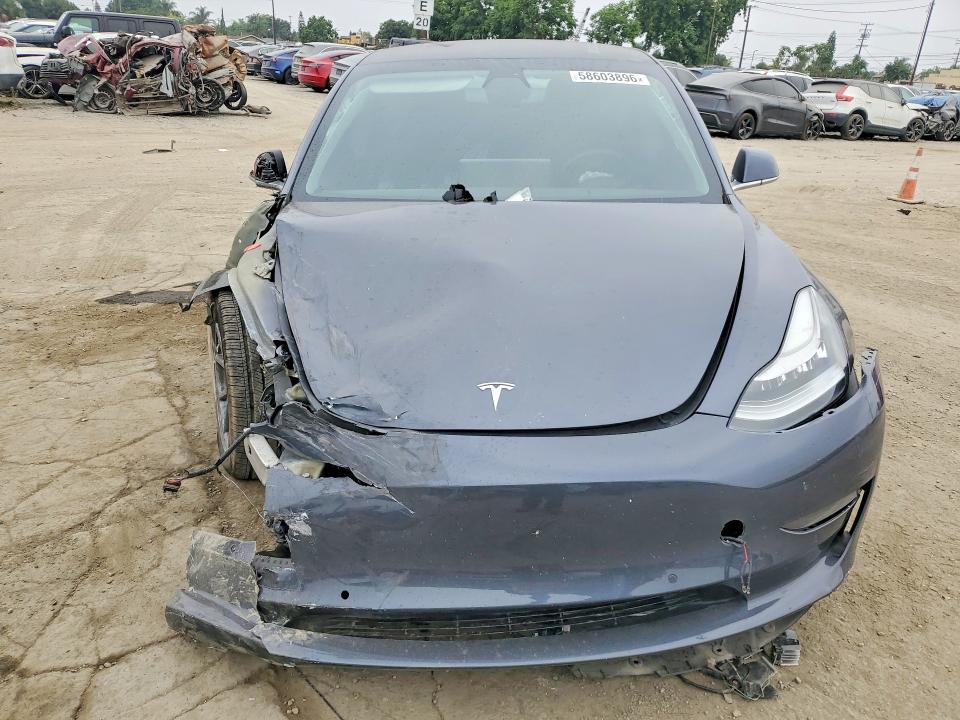 2020 Tesla Model 3 VIN 5YJ3E1EA4LF799146 COPART salvage auction — FRONT END, CA - SALVAGE CERTIFICATE, sold $3,500 on 2026-08-02 (photo 5)