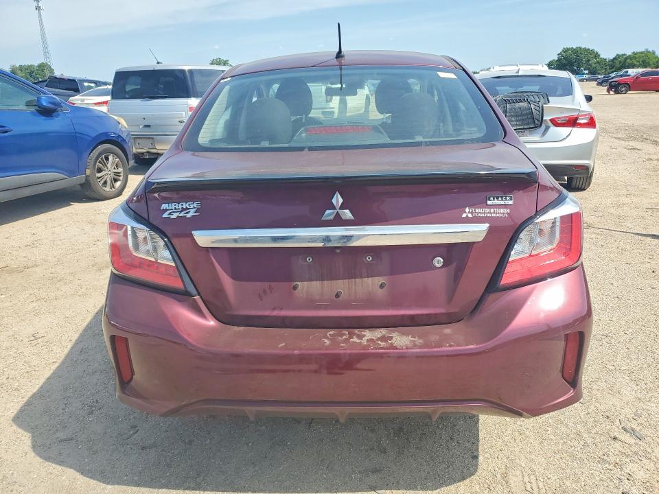 2022 Mitsubishi Mirage VIN ML32FUFJ8NHF08262 COPART salvage auction — FRONT END, Fl - Certificate Of Destruction, sold $1,550 on 2026-07-30 (photo 6)