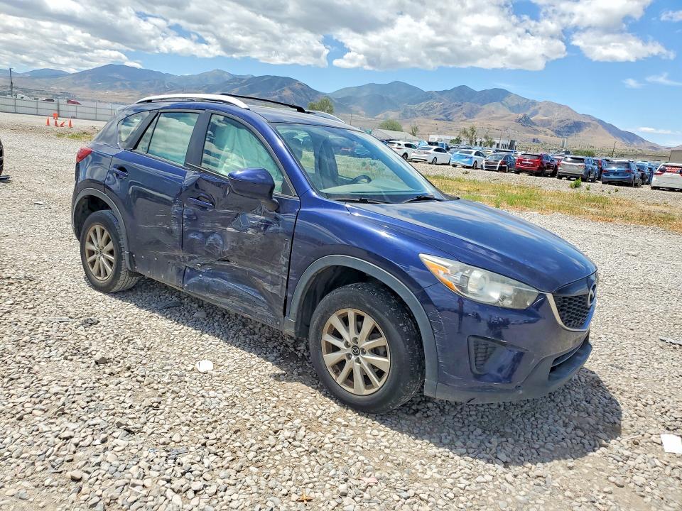 2014 Mazda Cx-5 VIN JM3KE2BE6E0385464 COPART salvage auction — SIDE, Ut - Salvage Certificate, sold $2,050 on 2026-07-24 (photo 4)