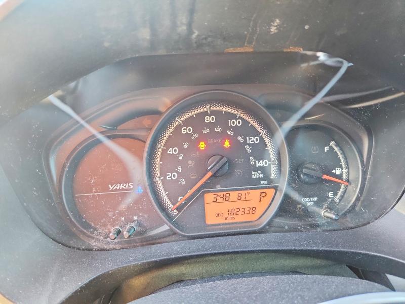 2015 Toyota Yaris VIN VNKJTUD3XFA022735 COPART salvage auction — FRONT END, Ca - Salvage Certificate, sold $80 on 2026-07-28 (photo 9)