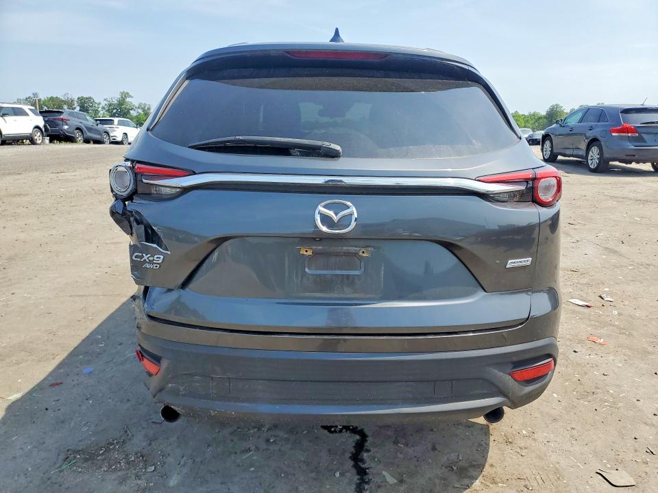 2018 Mazda Cx-9 VIN JM3TCBBY5J0213716 COPART salvage auction — REAR END, Va - Cert Of Title - Salvage, sold $3,650 on 2026-07-08 (photo 6)