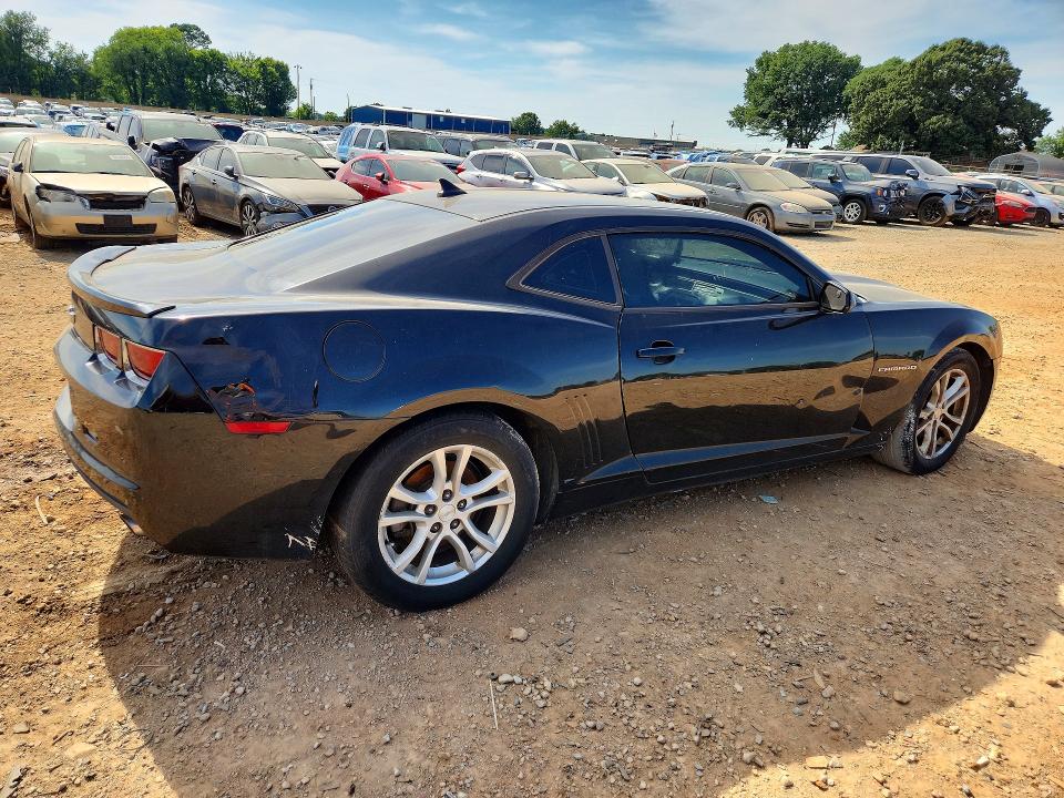 2013 Chevrolet Camaro VIN 2G1FA1E37D9128174 COPART salvage auction — REAR END, Al - Certificate Of Title, sold $1,200 on 2026-07-29 (photo 3)