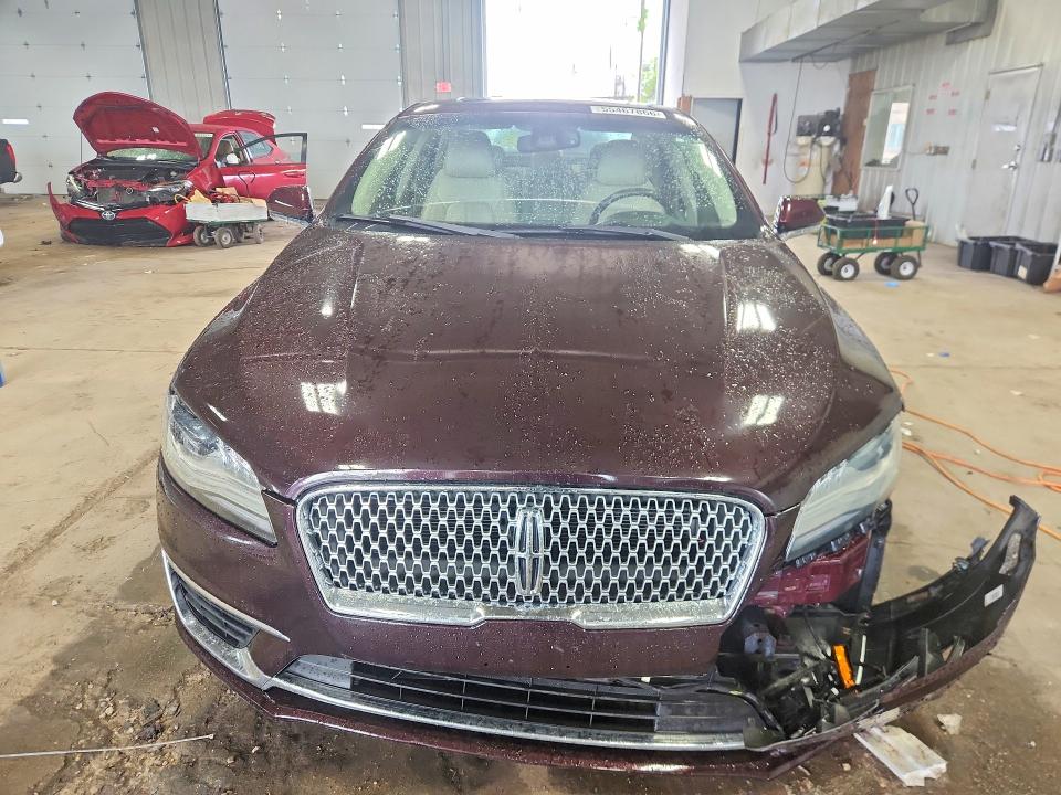 2017 Lincoln Mkz VIN 3LN6L5D9XHR655765 COPART salvage auction — FRONT END, Wi - Certificate Of Title, sold $1,750 on 2026-07-20 (photo 5)