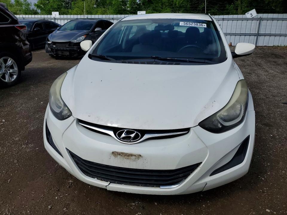 2014 Hyundai Elantra VIN 5NPDH4AE6EH519009 COPART salvage auction — MINOR DENT/SCRATCHES, On - Permit No Brand - Unfit, sold $800 on 2026-07-03 (photo 5)