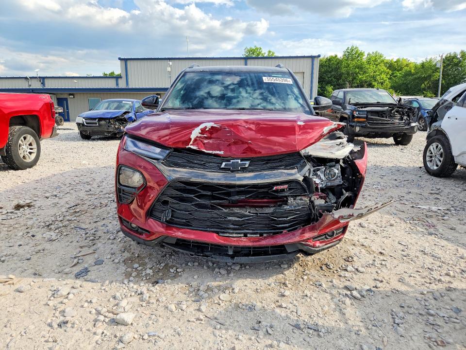 2022 Chevrolet Trailblazer VIN KL79MUSL2NB026764 COPART salvage auction — FRONT END, Mi - Scrap Certificate Of Title, sold $3,700 on 2026-07-28 (photo 5)