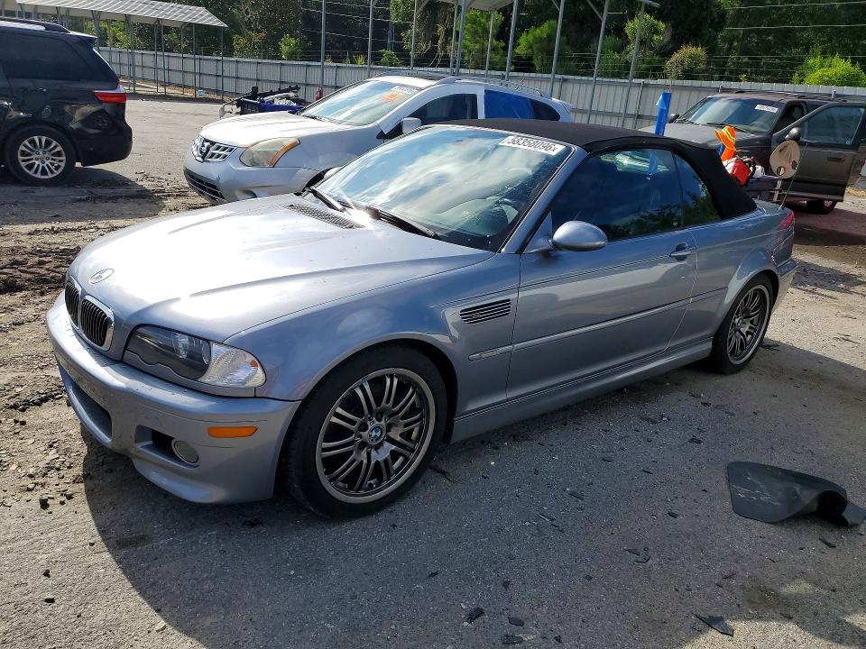 2004 BMW M3 VIN WBSBR93444PK04906 — COPART salvage auction photo