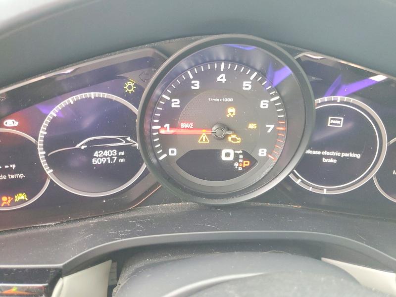 2022 Porsche Cayenne VIN WP1AA2AYXNDA01494 COPART salvage auction — FRONT END, Ca - Salvage Certificate, sold $15,000 on 2026-07-06 (photo 9)