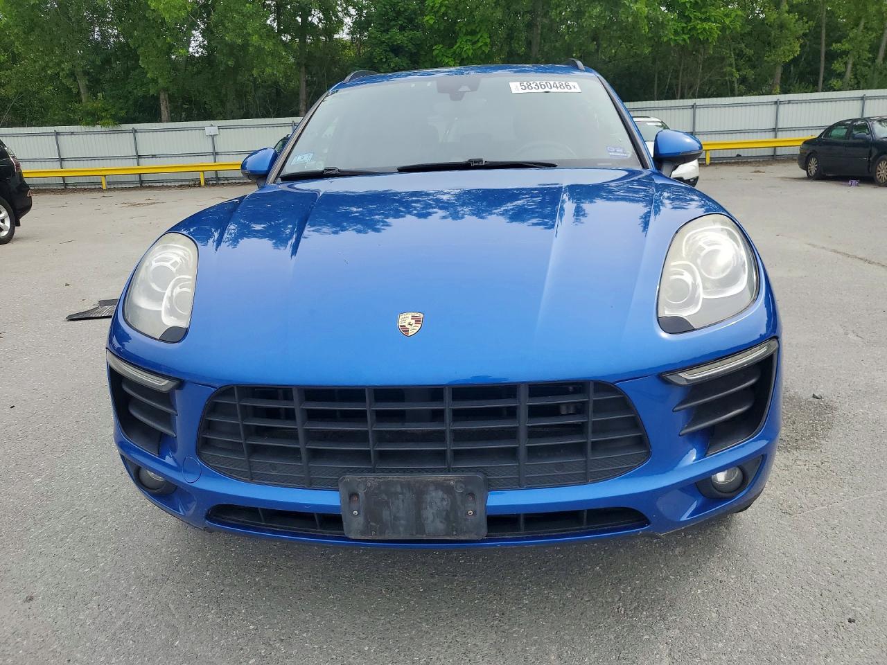 2016 Porsche Macan VIN WP1AB2A58GLB59103 COPART salvage auction — Normal Wear, MA - CERTIFICATE OF TITLE (P), sold $3,700 on 2026-07-01 (photo 5)