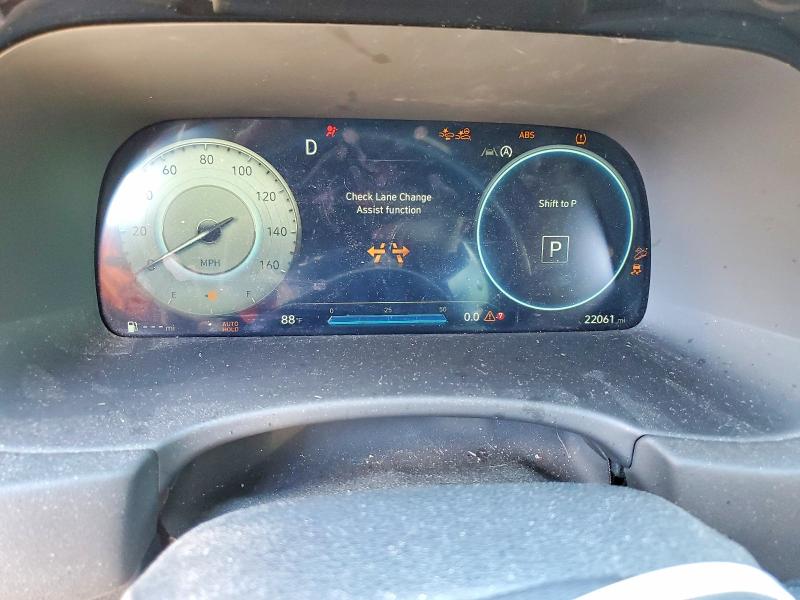 2024 Hyundai VIN KM8R7DGE6RU698658 COPART salvage auction — FRONT END, Fl - Certificate Of Destruction, sold $11,000 on 2026-08-01 (photo 9)