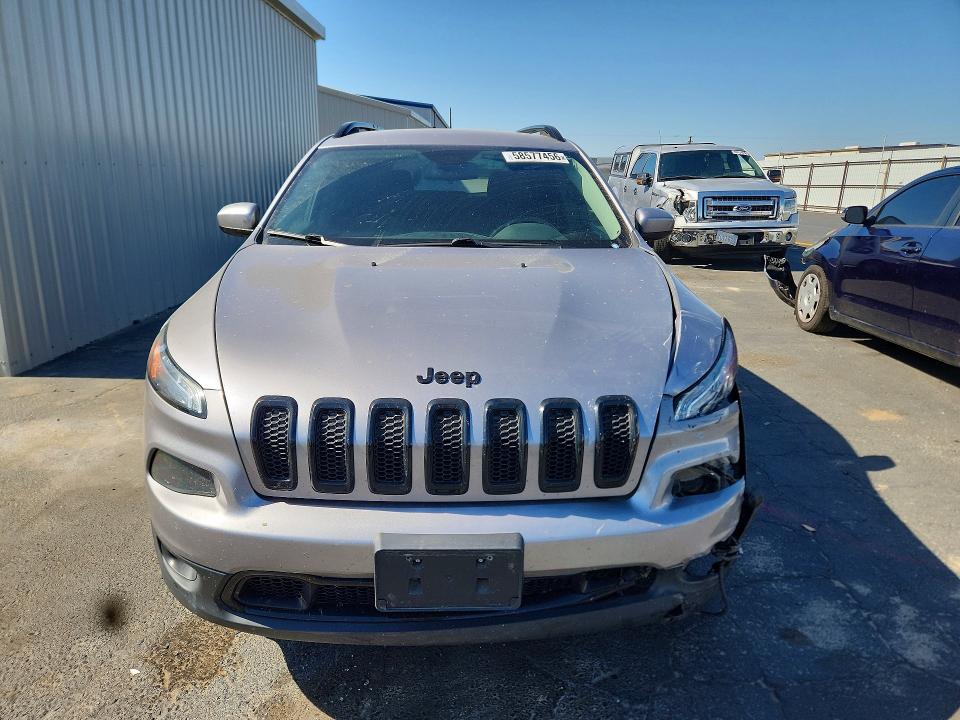 2018 Jeep Cherokee VIN 1C4PJMCB7JD543582 COPART salvage auction — FRONT END, Ca - Salvage Certificate, sold $2,500 on 2026-07-09 (photo 5)
