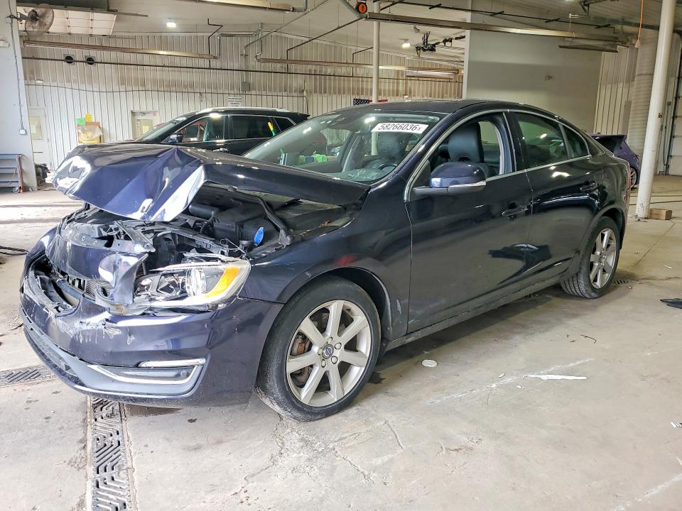2016 Volvo S60 VIN YV1612TK9G1394063 COPART salvage auction — FRONT END, Pa - Certificate Of Salvage, sold $1,800 on 2026-07-16 (photo 1)