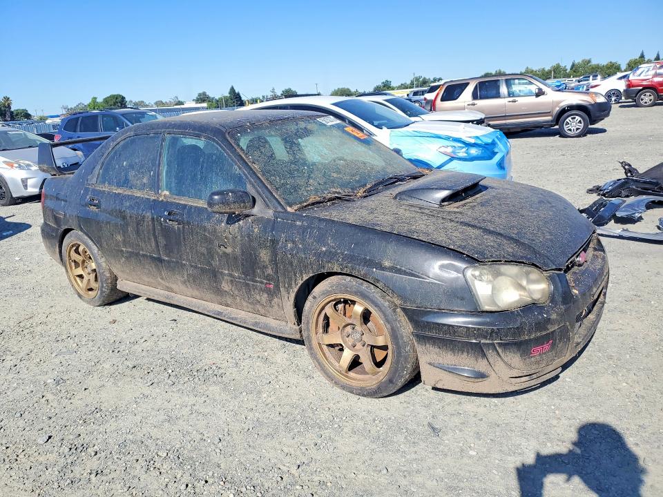 2004 Subaru Impreza VIN JF1GD70674L507343 COPART salvage auction — MINOR DENT/SCRATCHES, Ca - Dis/Dlr/Exp Only Clean Title, sold $6,600 on 2026-07-07 (photo 4)