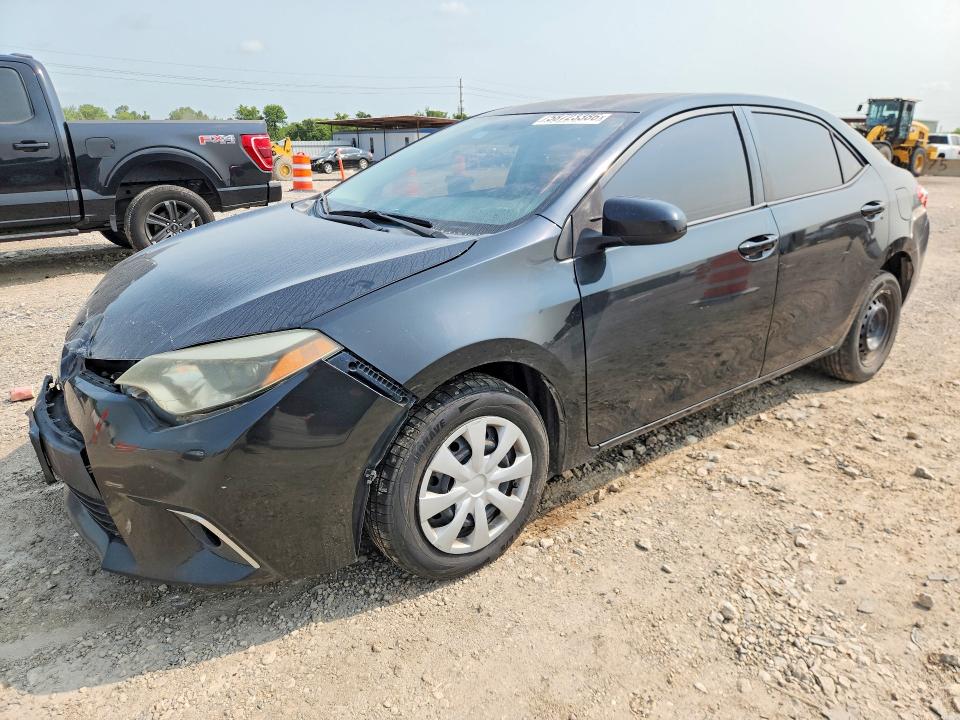 2014 Toyota VIN 5YFBURHE6EP055728 COPART salvage auction — FRONT END, Tx - Salvage Vehicle Title, sold $2,050 on 2026-07-06 (photo 1)