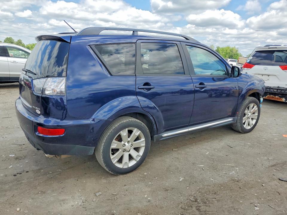 2013 Mitsubishi Outlander VIN JA4JT3AW4DU002455 COPART salvage auction — FRONT END, Va - Cert Of Title - Salvage, sold $225 on 2026-07-08 (photo 3)