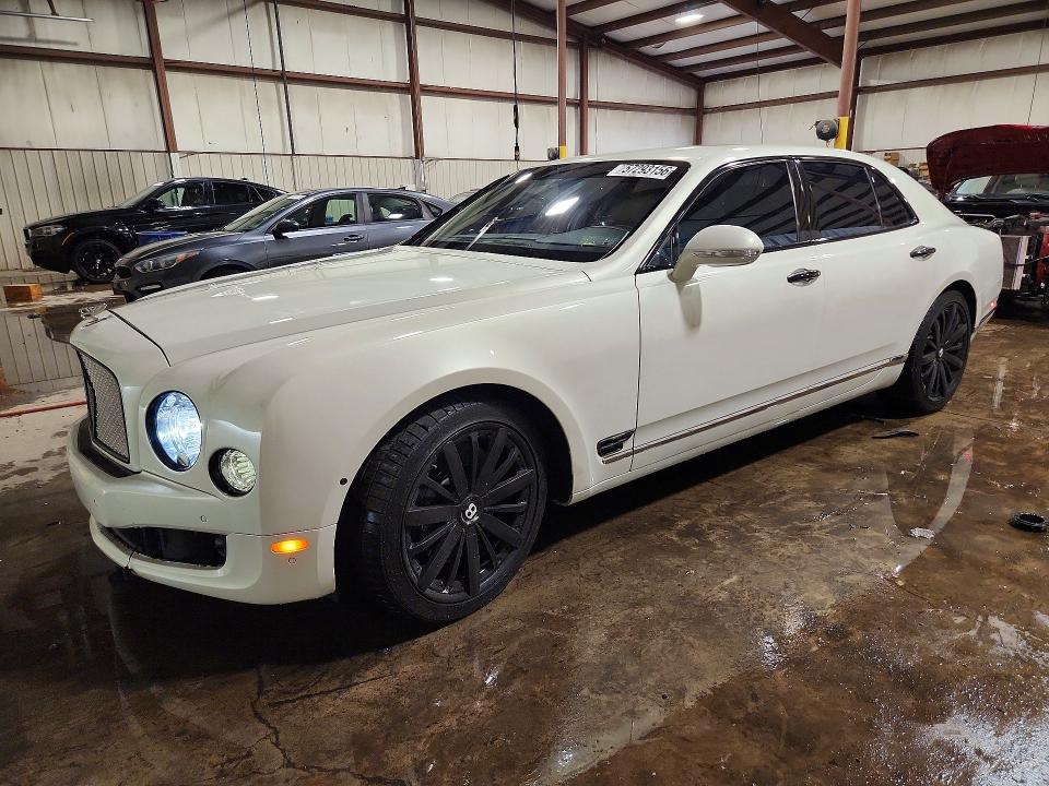 2016 Bentley Mulsanne VIN SCBBF7ZH3GC002569 COPART salvage auction — FRONT END, Pa - Certificate Of Salvage, sold $20,100 on 2026-07-28 (photo 1)