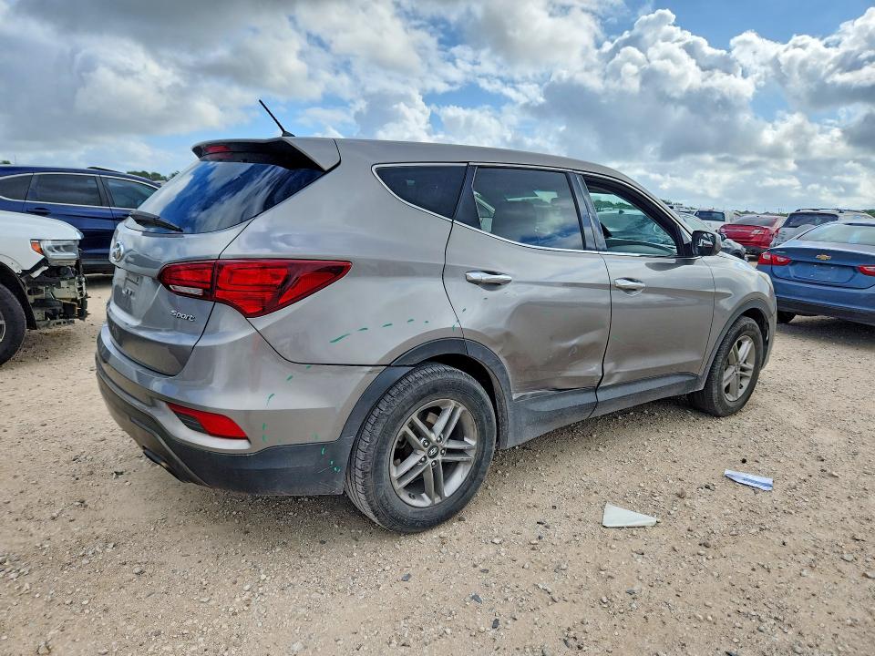 2018 Hyundai Santa fe VIN 5XYZT3LB7JG538977 COPART salvage auction — SIDE, Tx - Salvage Vehicle Title, sold $2,100 on 2026-07-02 (photo 3)