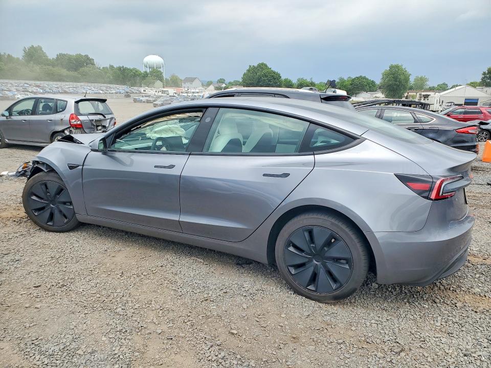2024 Tesla Model 3 VIN 5YJ3E1EAXRF866387 COPART salvage auction — FRONT END, NJ - CERT OF TITLE-SALVAGE, sold $5,200 on 2026-07-28 (photo 2)
