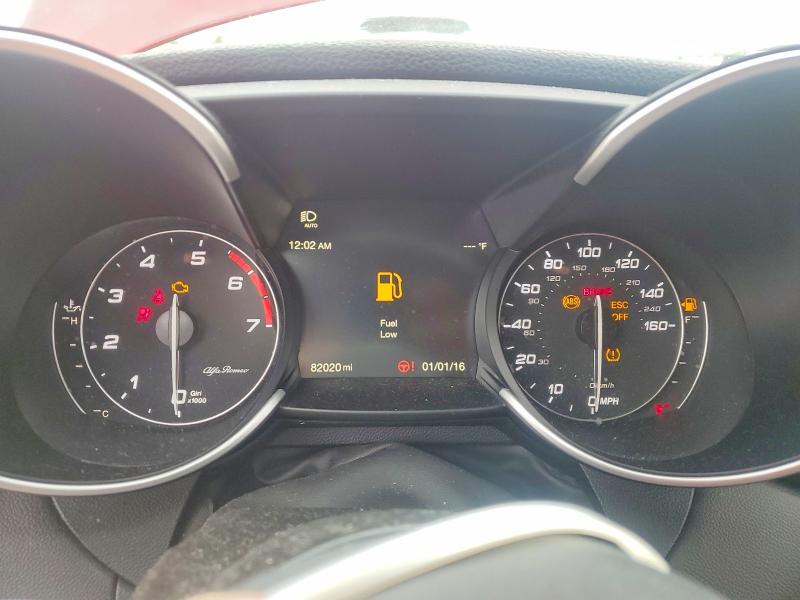 2022 Alfa romeo Giulia VIN ZARFAMBN4N7663728 COPART salvage auction — FRONT END, Fl - Certificate Of Destruction, sold $950 on 2026-08-21 (photo 9)