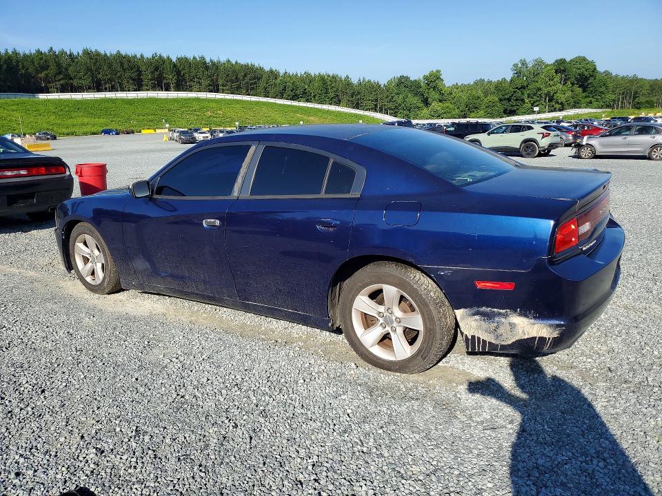 2013 Dodge Charger VIN 2C3CDXBG8DH624235 COPART salvage auction — FRAME DAMAGE, Sc - Cert Of Title-Dlr Only >25%, sold $200 on 2026-07-09 (photo 2)