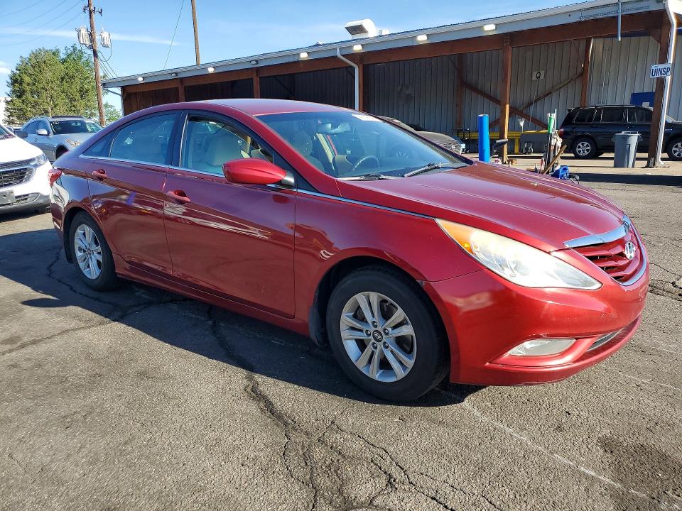 2013 Hyundai Sonata VIN 5NPEB4AC9DH729574 COPART salvage auction — REAR END, Co - Public - Salvage Title, sold $1,200 on 2026-07-18 (photo 4)