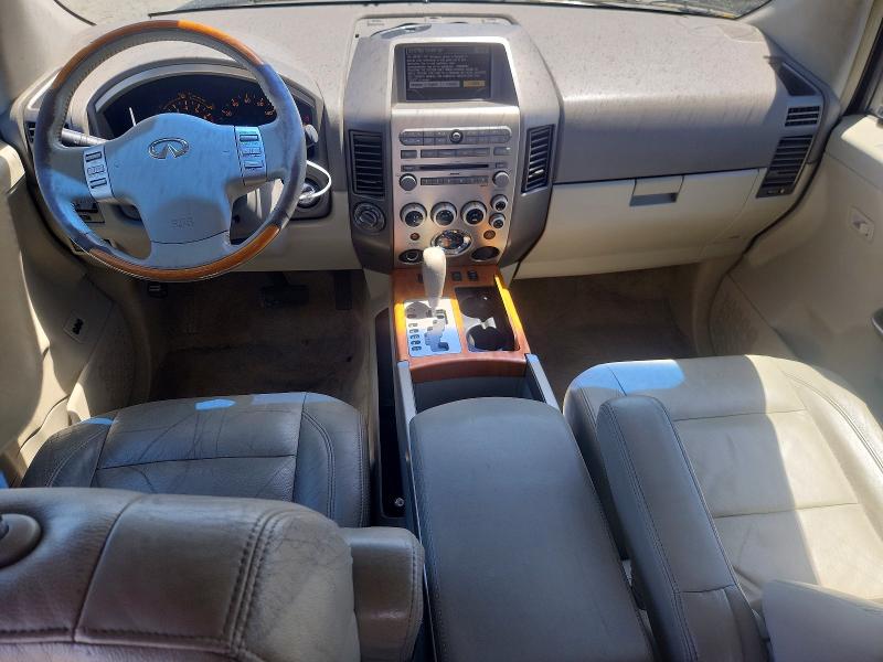 2004 Infiniti Qx56 VIN 5N3AA08C14N812290 COPART salvage auction — FRONT END, Ca - Salvage Certificate, sold $450 on 2026-07-09 (photo 8)