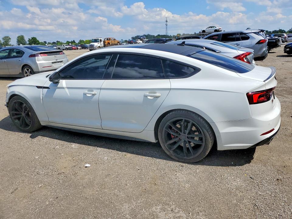2018 Audi S5 VIN WAUC4CF59JA074841 COPART salvage auction — FRONT END, ON - PERMIT NO BRAND - UNFIT, sold $5,700 on 2026-07-21 (photo 2)