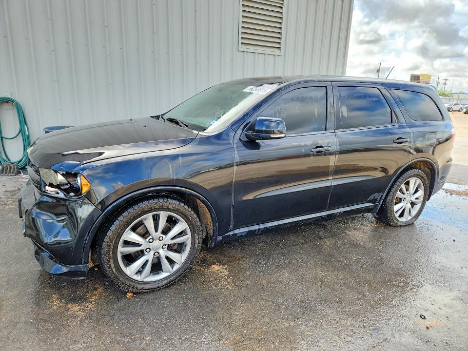 2012 Dodge Durango VIN 1C4SDHCT3CC308137 COPART salvage auction — FRONT END, Tx - Certificate Of Title, sold $1,850 on 2026-08-12 (photo 1)
