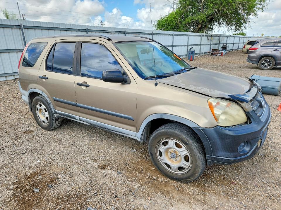 2005 Honda Cr-v VIN JHLRD68515C001486 COPART salvage auction — FRONT END, Tx - Salvage Vehicle Title, sold $1,000 on 2026-07-22 (photo 4)