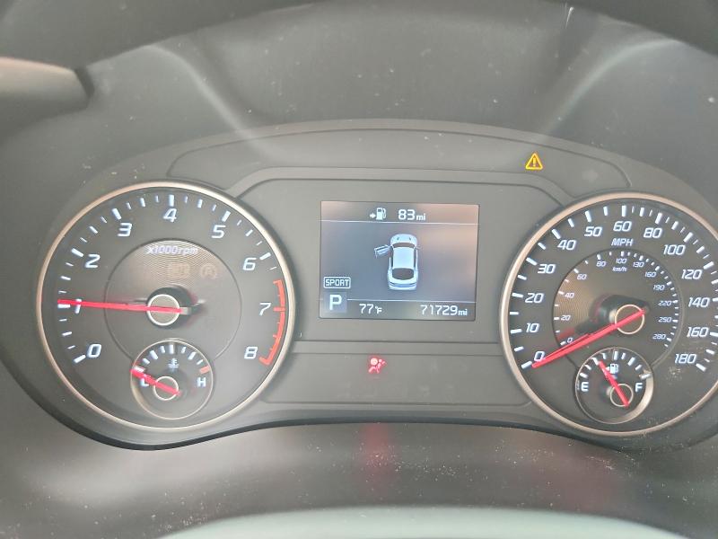 2019 Kia Stinger VIN KNAE35LC7K6056899 COPART salvage auction — FRONT END, CO - SALVAGE TITLE, sold $3,950 on 2026-07-27 (photo 8)