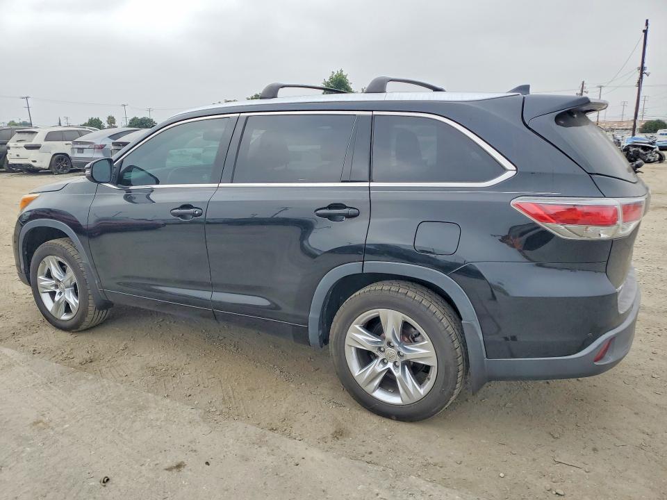 2015 Toyota Highlander VIN 5TDDKRFH0FS145543 COPART salvage auction — MINOR DENT/SCRATCHES, CA - DIS/DLR/EXP ONLY CLEAN TITLE, sold $8,100 on 2026-07-13 (photo 2)