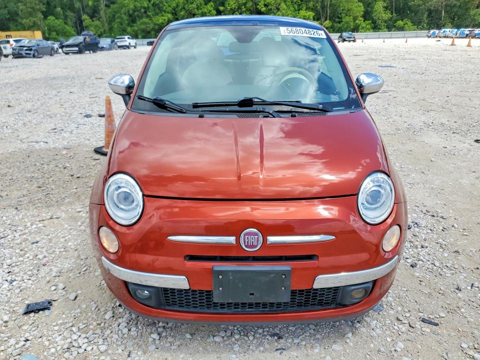 2012 Fiat VIN 3C3CFFCR4CT233870 COPART salvage auction — REAR END, Tx - Certificate Of Title, sold $150 on 2026-08-07 (photo 5)