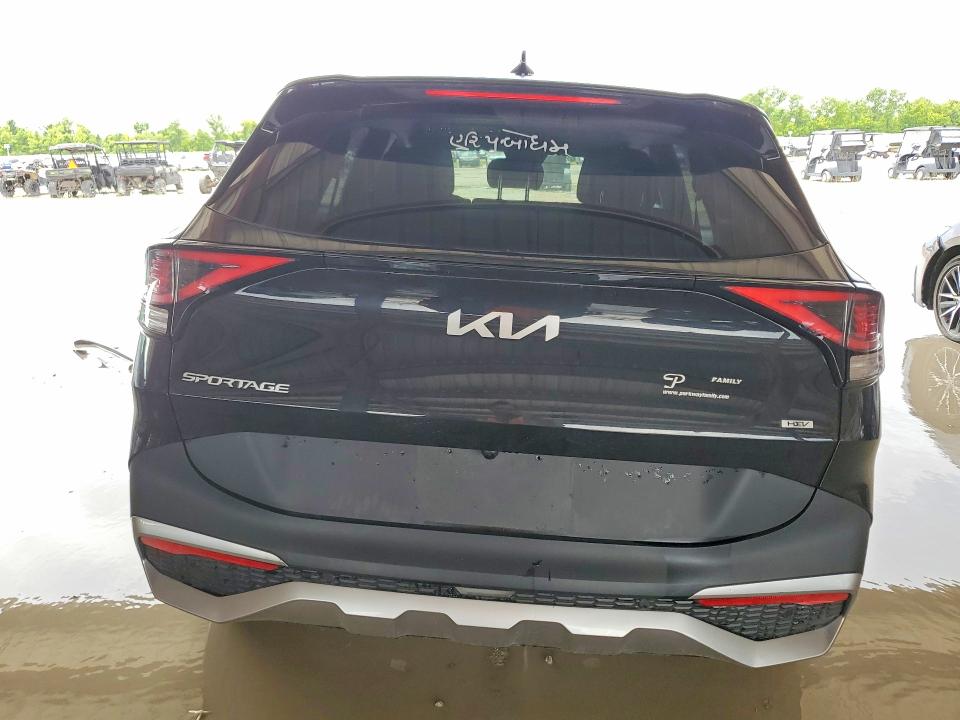 2025 Kia Sportage VIN KNDPU3DG6S7191347 COPART salvage auction — FRONT END, Tx - Salvage Vehicle Title, sold $7,100 on 2026-07-14 (photo 6)