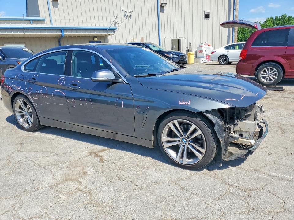 2018 BMW 4er VIN WBA4J1C53JBA29994 COPART salvage auction — HAIL, Ms - Cert Of Title-Salvaged, sold $2,400 on 2026-07-28 (photo 4)