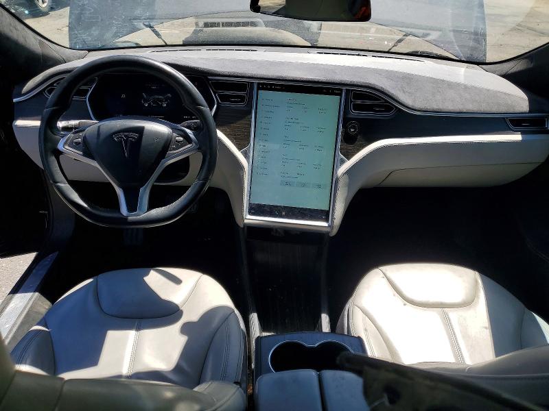 2015 Tesla Model s VIN 5YJSA1E26FF108459 COPART salvage auction — FRONT END, Co - Public - Salvage Title, sold $850 on 2026-07-28 (photo 8)