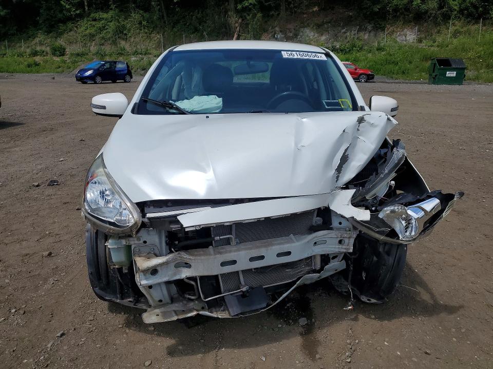 2017 Mitsubishi Mirage VIN ML32A4HJ1HH000230 COPART salvage auction — FRONT END, Ny - Mv-907A Salvage Certificate, sold $450 on 2026-07-09 (photo 5)