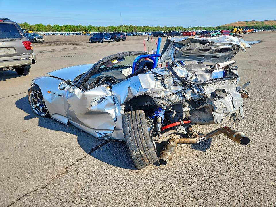 2005 Honda S2000 VIN JHMAP21435S007838 COPART salvage auction — REAR END, NY - MV-907A SALVAGE CERTIFICATE, sold $6,900 on 2026-07-15 (photo 2)