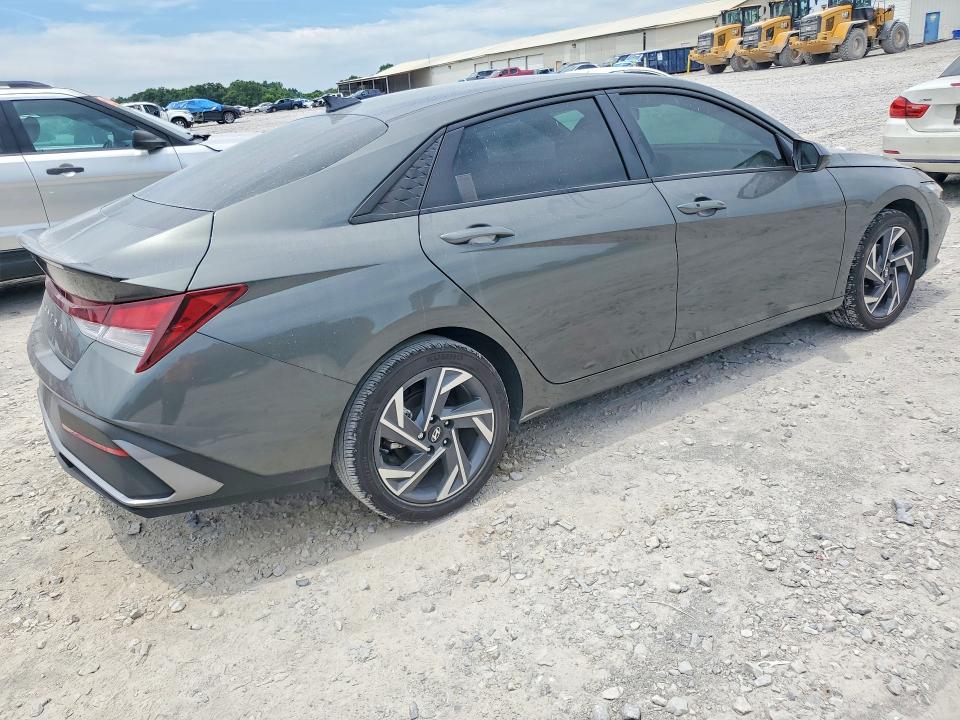 2025 Hyundai Elantra VIN KMHLM4DG7SU979264 COPART salvage auction — SIDE, Tn - Salvage Certificate, sold $5,600 on 2026-07-28 (photo 3)