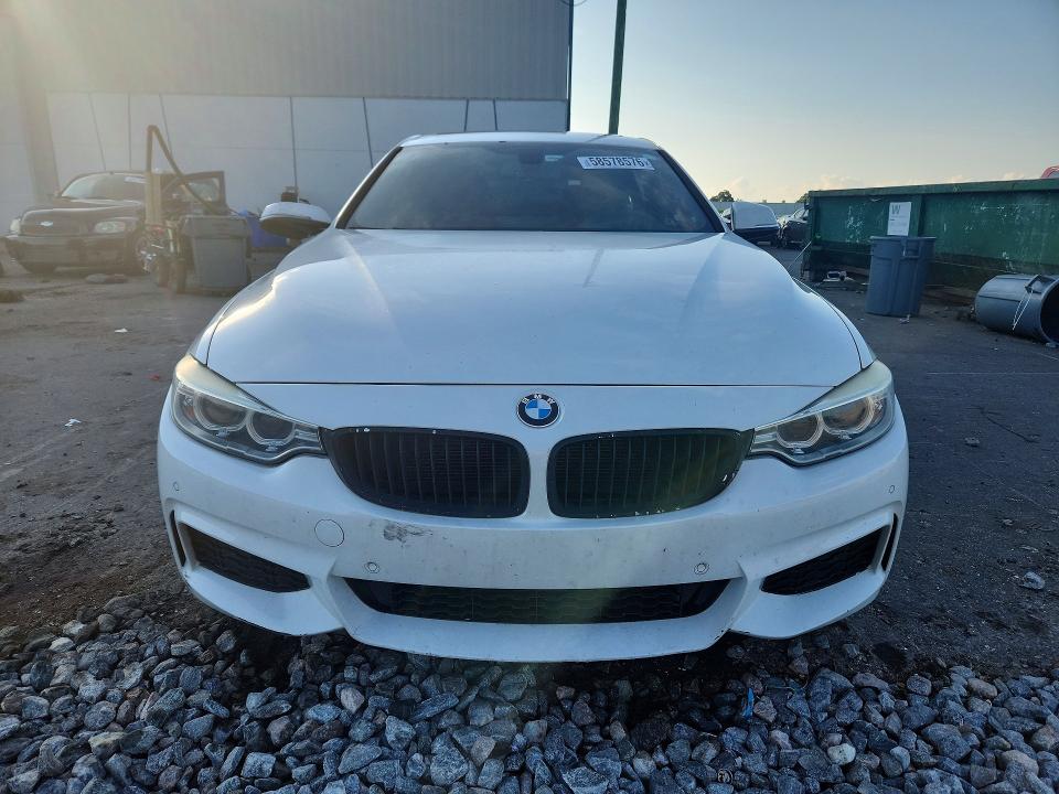 2015 BMW 4 series VIN WBA4A5C50FD410380 COPART salvage auction — REAR END, Fl - Cert Of Title Slvg Rebuildable, sold $2,450 on 2026-07-13 (photo 5)