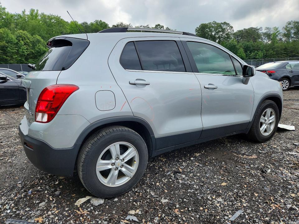 2016 Chevrolet Trax VIN KL7CJLSBXGB533155 COPART salvage auction — SIDE, Md - Cert Of Salvage > 75% Damage, sold $1,550 on 2026-07-31 (photo 3)