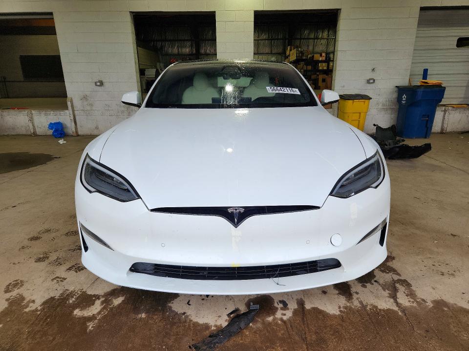 2021 Tesla Model s VIN 5YJSA1E54MF443761 COPART salvage auction — UNDERCARRIAGE, Il - Salvage Certificate, sold $12,400 on 2026-07-29 (photo 5)