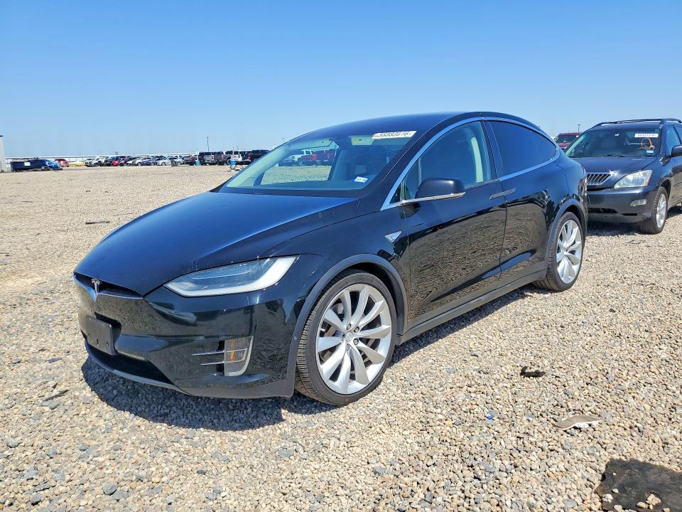 2016 Tesla Model x VIN 5YJXCAE20GF014434 COPART salvage auction — HAIL, Tx - Certificate Of Title, sold $7,800 on 2026-07-14 (photo 1)