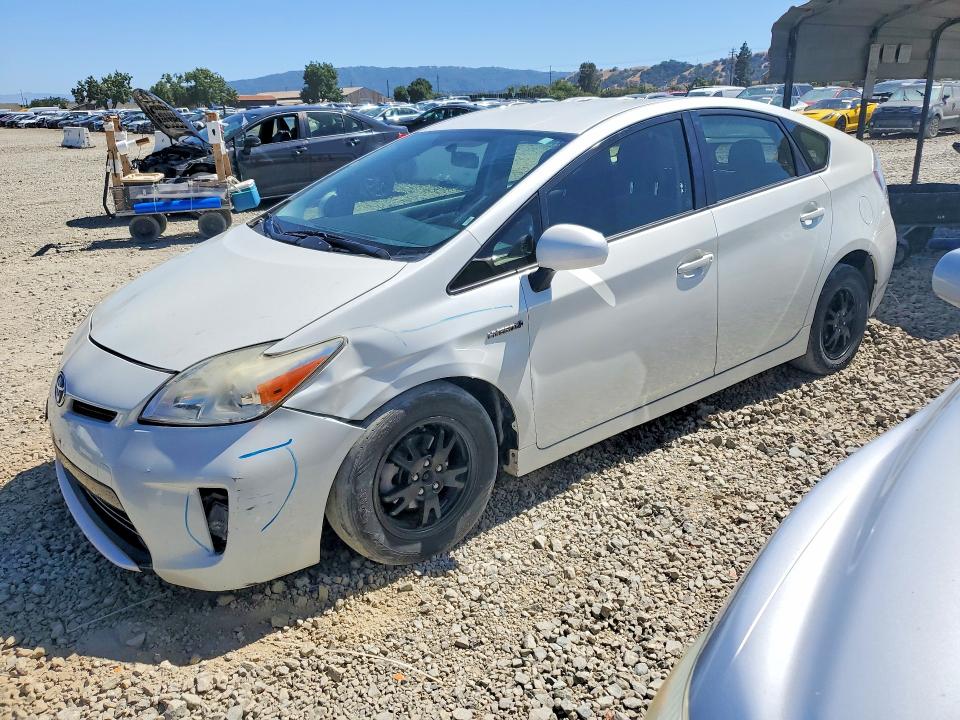 2015 Toyota Prius VIN JTDKN3DUXF0482557 COPART salvage auction — FRONT END, Ca - Salvage Certificate, sold $1,150 on 2026-07-07 (photo 1)