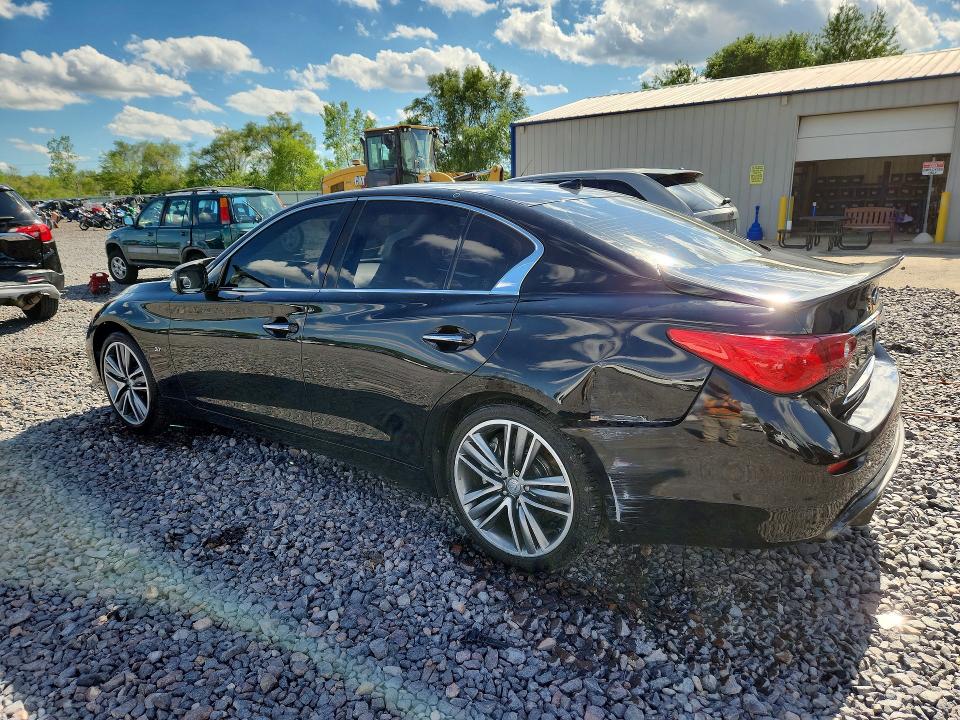 2014 Infiniti VIN JN1BV7AR9EM684906 COPART salvage auction — REAR END, Il - Salvage Certificate, sold $3,700 on 2026-07-20 (photo 2)