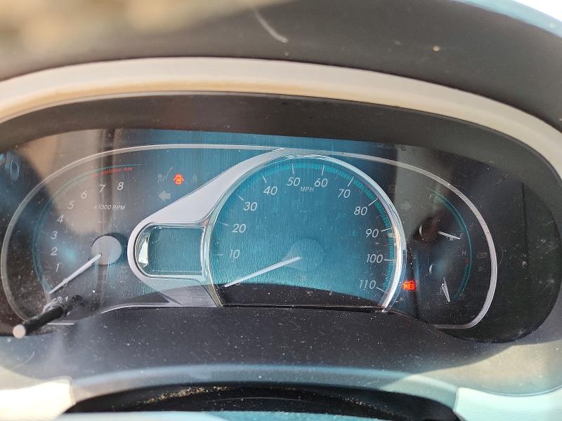 2014 Toyota VIN 5TDYK3DC2ES422522 COPART salvage auction — FRONT END, Tx - Salvage Vehicle Title, sold $2,250 on 2026-07-09 (photo 9)